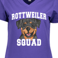 thumbnail image 4 of Inktastic Dog Rottweiler Squad Women's V-Neck T-Shirt, 4 of 5