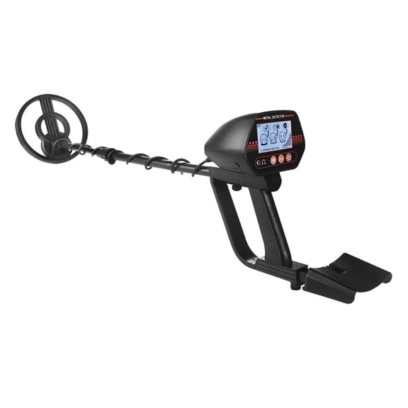 Professional Gold Detector With Adjustable Stem 3 Audios Tone And Large LCD Screen For Accurate Metal Detection