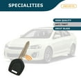 thumbnail image 4 of AKS KEYS New Uncut Blank Transponder Key Fits for Mitsubishi ID46 Chip "A" MIT3 (2 Pack), 4 of 5