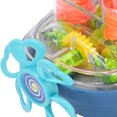 thumbnail image 4 of Yajisi Children Electric Gear Ship Toy Universal Transparent Boat with Colorful Light and Music 7.4 inches / 18.8 cm, 4 of 6