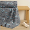 thumbnail image 4 of Soimoi Gray Cotton Voile Fabric Flower Leaves Print Sewing Fabric BTY 56 Inch Wide, 4 of 7