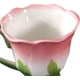 thumbnail image 3 of Juego de tazas de té y café de porcelana YONGSHENG HECHO a mano con platillo y cuchara diseño rosa, 3 of 5