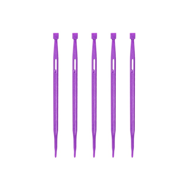 Wosthever Agujas de tejer, hilo multifunción, fácil enhebrado, gancho de ganchillo, herramientas para manualidades, accesorios de costura para Artesanía violeta Wosthever HA060678-01