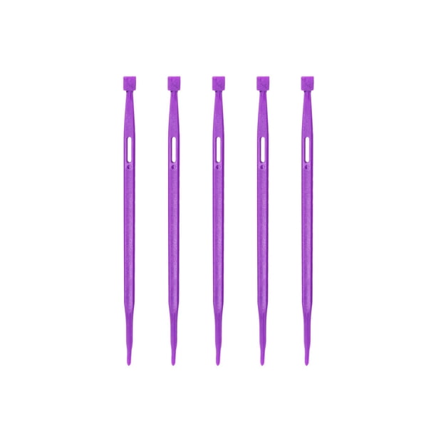 Naiovety Agujas de tejer, hilo multifunción, fácil enhebrado, gancho de ganchillo, herramientas para manualidades, accesorios de costura para Artesanía violeta Naiovety HA060678-01