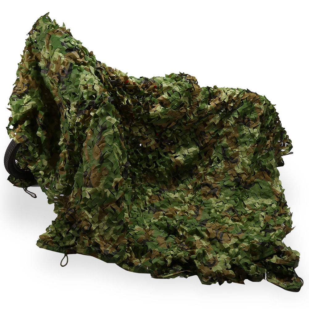 Woodland Military Camouflage Netting Camo Army Hide Camping Hunting Cover Net 