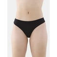 thumbnail image 2 of No Boundaries Women's Fit Stretch Thong Panties, 3-Pack, Sizes XS - 3XL, 2 of 6
