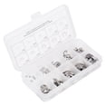thumbnail image 3 of 120Pcs E Rondelle de Clip Anneau de Retenue Externe en Acier Inoxydable Circlip Assortiment Kit 1.5mm 10mm, 3 of 14