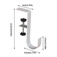 thumbnail image 2 of HOMBOTI 4Pcs Christmas Garland and Stocking Mantel Holders Adjustable Heavy Duty Mantle Holder Hanger Upgrade Fireplace Mantle Christmas Decorations, 2 of 6