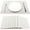 White, variant on YumSur Set of 6 Placemats,11.8x17.7in PVC Non-Slip Washable Place Mats, Tear-Resistant Heat-Resistant Placemats