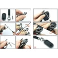 thumbnail image 7 of Key Fob Cover Compatible with Fit for Audi A3 A6 A8 E-Tron S3 RS6 RS7 SQ7 SQ8, Metal Key Case, Leather Key Fob Protector, Keychain Case Holder Protector, 7 of 7