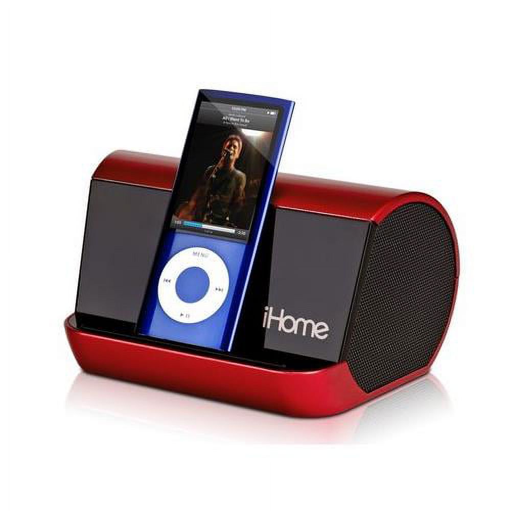 iHome iHM10 - Speakers - for portable use - red - image 4 of 4