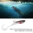 thumbnail image 3 of Alomejor 5 unids se?uelo de la Pesca Artificial Cebo Falso se?uelos Suaves lubina Jig Lure para la Pesca al Aire Libre(SO050-5) Ecomeon no, 3 of 5