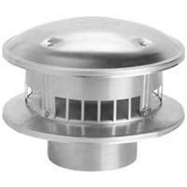 105800 Round Gas Vent Top, 5 In.