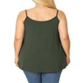 thumbnail image 4 of CHOK Blouse Sans Manches à Encolure Décontractée pour Femmes et Plus, Ourlet Rond, 4 of 5