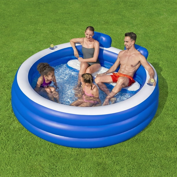 Free Shipping! H2OGO! Splash Paradise Family Pool 7'7