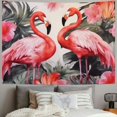 thumbnail image 2 of Orinice Tapestry Colorful Tapestries Hippie Wall Hanging Flamingo Floral Printed Wall Tapestry Aesthetic Tapestry for Wall Decor Garden Tapestry Backdrop  for Bedroom Living Room Decoration 50x40inch, 2 of 6