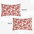 thumbnail image 2 of Goofa Tomato Pattern Pillow Case – Plush & Soft Cushion Cover, Hypoallergenic Throw Pillow Case for Comfortable Sleep with Envelope Closure-16"x24", 2 of 6