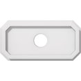 thumbnail image 1 of Ekena Millwork CMP12X6ED-02000 2 in. ID x 4 in. Rectangle Emerald Architectural Grade PVC Contemporary Ceiling Medallion, 1 of 1