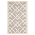 thumbnail image 2 of SAFAVIEH Dhurrie Brianna Geometric Moroccan Wool Area Rug, Brown/Ivory, 9' x 12', 2 of 2