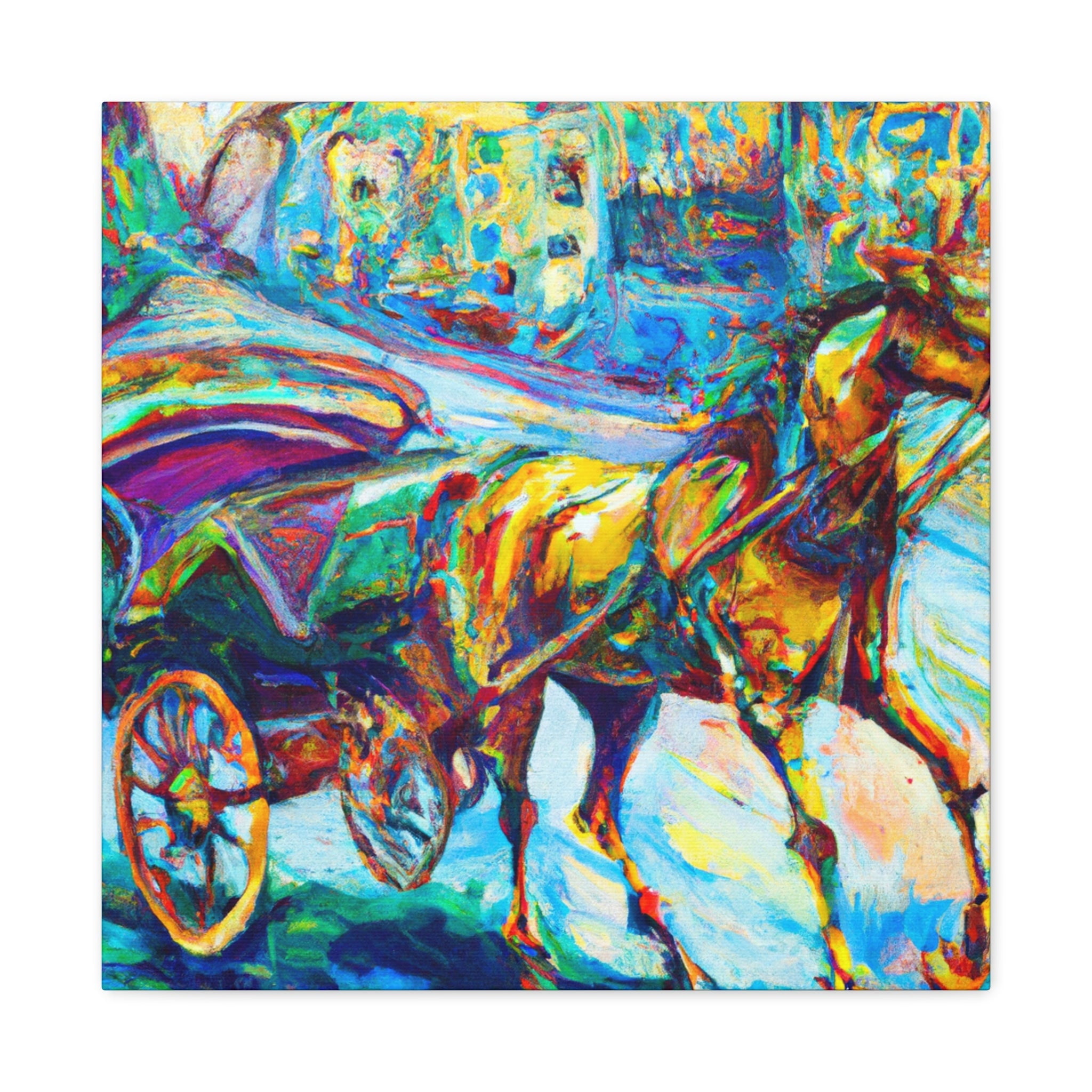 "Majestic Carriage Ride" - Canvas