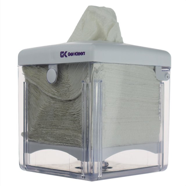 Servilletero Gel Kleen Despachador de servilletas premium Blanco