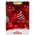 thumbnail image 2 of FMSHPON Christmas Xmas Ball Festival Clipboard Hardboard Wood Nursing Clip Board and Pull for Standard A4 Letter 13x9 inches, 2 of 5