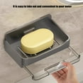 thumbnail image 3 of Tizuqe Bathroom Soap Dispenser Practical Plastic Drain Tray For Sink Or Shower Storage, 3 of 10