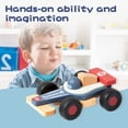 thumbnail image 3 of Wooden Racing Car Kit Toy, Car Assembly Model Educational Toy, Halloween, Christmas, Birthday Children's Gift, Classic Toy Car Set, 3 of 6