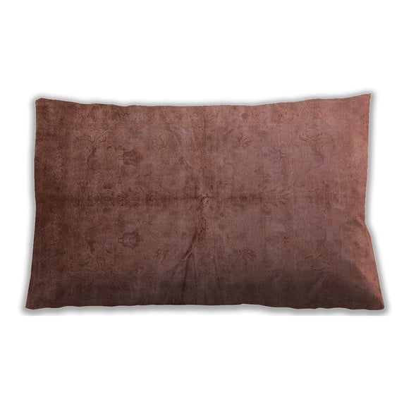 Ahgly Company Outdoor Rectangular Mid-Century Modern Lumbar Throw Pillow, 13 inch by 19 inch