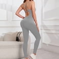 thumbnail image 6 of Idoravan Yoga Pants for Women Spring And Fall Tight Waistband Sleeveless Neck Long Jumpsuit, 6 of 6