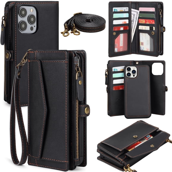 Funda tipo cartera DKDKSIP para iPhone 16 Pro Max con bloqueo RFID