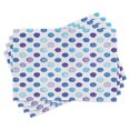 thumbnail image 1 of Ambesonne Watercolor Place Mats Set of 4, Blue Tones Soft Funky, Standard Size, Multicolor, 1 of 6