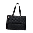 thumbnail image 2 of Bolso de mano para mujer, bolso para portátil, bolso térmico para comida fría y caliente, lonchera multifuncional Negro, 2 of 9