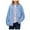 C-Light Blue167, variant on DHFJKG Womens Jackets Denim Jacket Distressed Ripped Solid Color Loose Fit Long Sleeve Button Down Casual Jean Coat Versatile Outerwear
