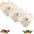 thumbnail image 1 of Sea Glass Heart Decor, Friendship Keepsake, Meaningful Home Ornament, 3-Pack, 1 of 3