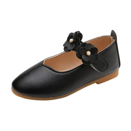 

POIUYTR Girls Dress Shoes Ballet Flats Slip-on Fashion Mary Jane Wedding Birthday Party Prom Shoes Little Kid/Big Kid
