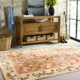 thumbnail image 2 of SAFAVIEH Martha Stewart Kyler Floral Machine Washable Area Rug, Rust/Gold, 9' x 12', 2 of 11