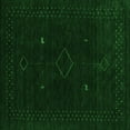 thumbnail image 1 of Ahgly Company Indoor Square Abstract Green Contemporary Area Rugs, 5' Square, 1 of 1