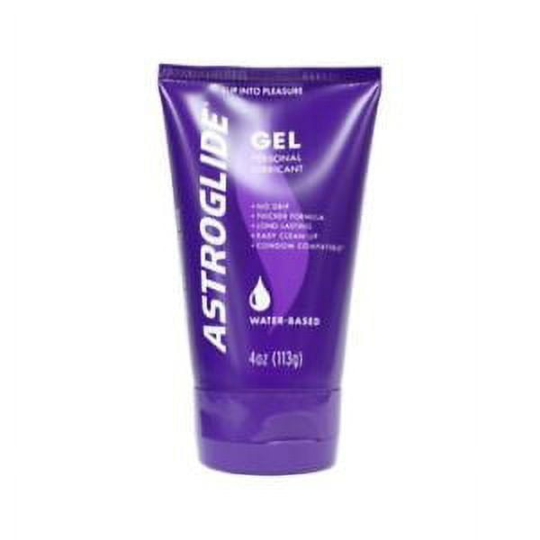Astroglide Personal Lubricant Gel, 2 Pack, 4oz Each, Enhances Pleasure