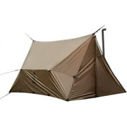 YUNWEN ROCDOMUS Hammock Hot Tent with Stove Jack, Versatile Lightweight Waterproof Camping Tarp with Zippered Tent Bag, PU3000mm 4 Season Tent for Stove