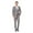 Gray, variant on Porto Filo Men's 2 Piece Silver Slim Fit Suit
