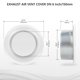 thumbnail image 3 of Fresh Speed, tapa de ventilación de aire acondicionado de 6 pulgadas, redonda, de acero, válvula difusora de escape ajustable para hogar, pared y techo, 3 of 9