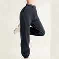 thumbnail image 5 of FRSASU Women's Lightweight Harem Pants Loose Fit Running Gym Fitness Pants Breathable Training Tennis Workout Trousers Gray, 5 of 6
