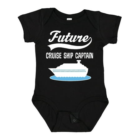 

Inktastic Future Cruise Ship Captain Boys or Girls Baby Bodysuit