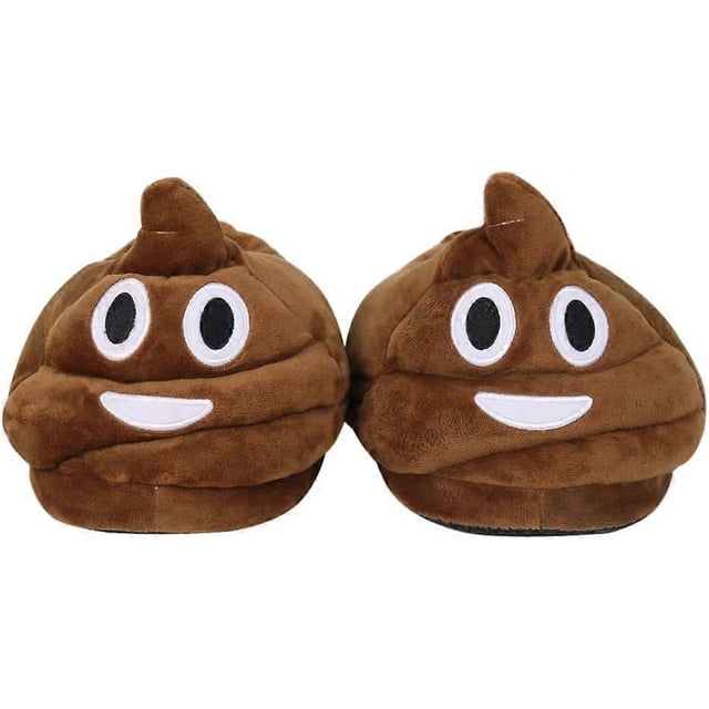 35/41EU Cartoon Cute Indoor Slippers - Unisex Emoji Slippers for Women Teens Adults Boys and Girls