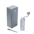 thumbnail image 4 of Molinillo de café Manual mejorado CNC profesional de acero inoxidable diamante ajustable Manual rebaba molienda de granos de café, 4 of 5