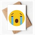 thumbnail image 1 of Cry Cute Online Chat Face Cartoon Greeting Cards You are Invited Invitations, 1 of 3
