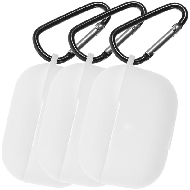 3 juegos de caja de auriculares de silicona cubierta de auriculares inalámbricas compatibles para AirPods Pro
