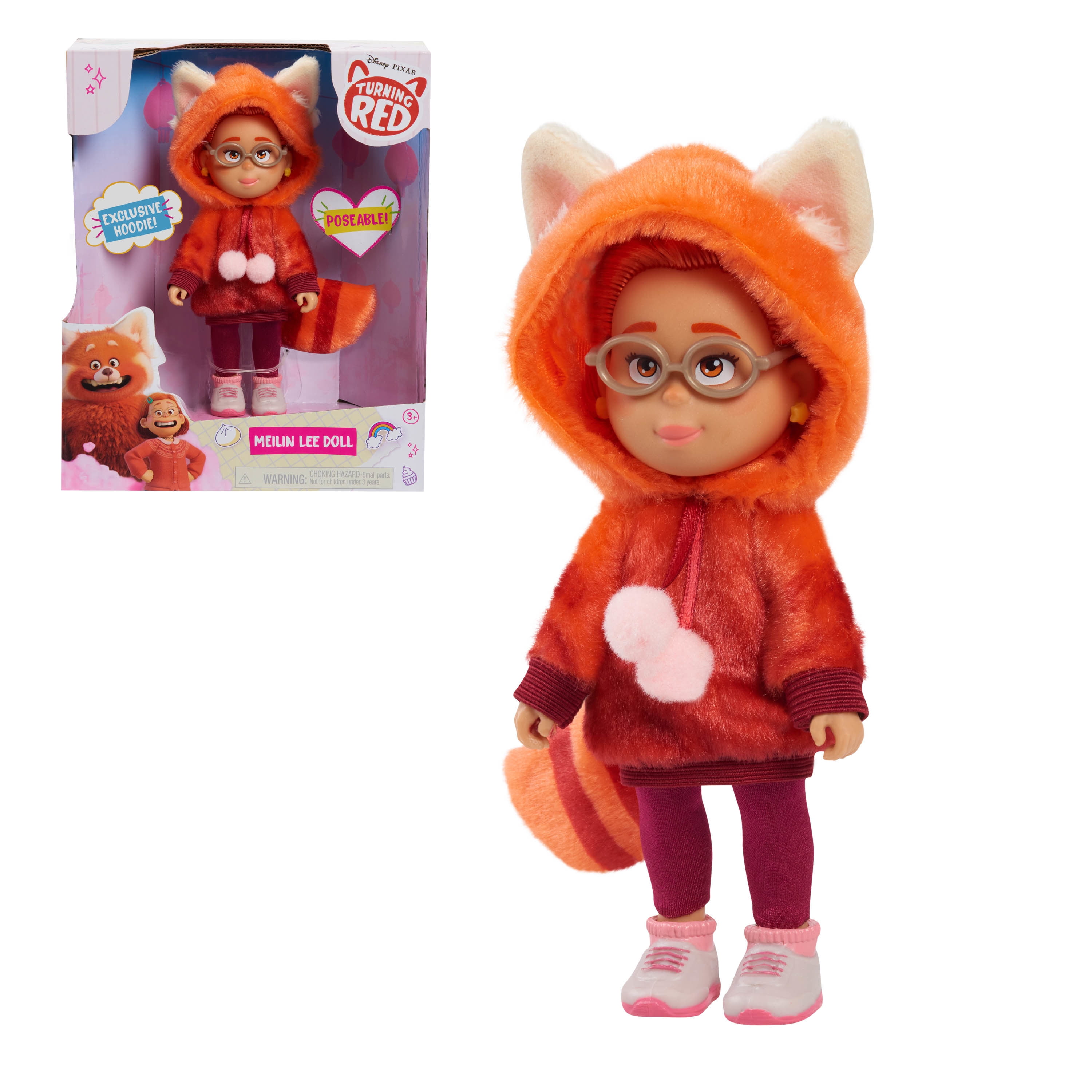 Disney and Pixar Turning Red 6-inch Meilin Lee Doll, Officially Licensed  Kids Toys for Ages 3 Up, Gifts and Presents 