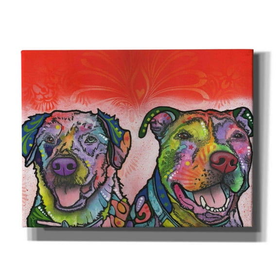 Epic Graffiti 'Bonner Brinson' by Dean Russo, Giclee Canvas Wall Art, 34"x26"